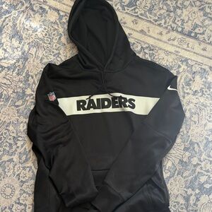 NFL Raiders Black and White Hoodie